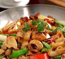 Spicy Pork Intestines Stir-fry