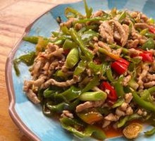 Green Pepper Shredded Pork