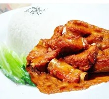 Potato and Pork Rib Rice Bowl