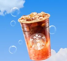 White Peach Sparkling Americano (Large)