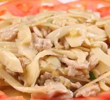 Bamboo Shoots Stir-Fried with Pork Slices