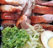 Pork Shank and Roast Duck Rice