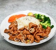 Braised Intestine Rice