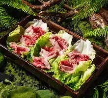 Freshly Sliced Pork Kidney