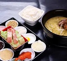 Pork Rib and Tofu Hot Pot