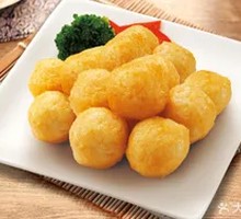 Golden Fried Fish Balls