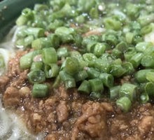 Clear Soup Noodles with Meat Sauce