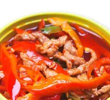 Sweet Pepper and Pork Stir-fry Rice Bowl