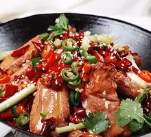 Dry Pot Spare Ribs and Chicken Combination