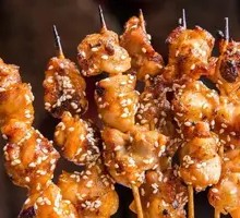Grilled Chicken Gizzards