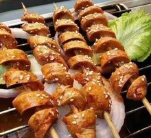 Grilled Sausage and Wheat Gluten