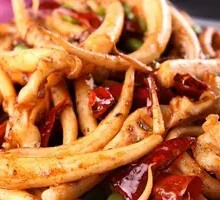 Dry Pot Squid Tentacles