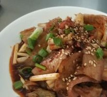Cold-mixed pig's head meat