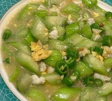 Loofah and Egg Stir-fry