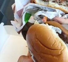 Fish Leaping Dragon Angus Thick Burger
