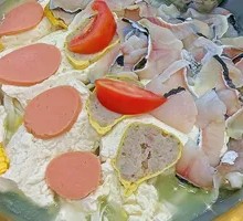 Wu Fish Slice with Tofu Pudding