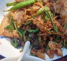 Salted Vegetable Stir-Fried with Pork