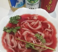 Fresh Duck Intestines Steamed