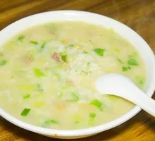 Shredded Pork and Bean Soup Rice