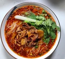 Pickled Chili Chicken Offal Rice Noodles