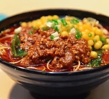 Spicy Broad Noodles with Pea Paste