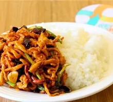 Fish-Flavored Shredded Pork Rice Bowl