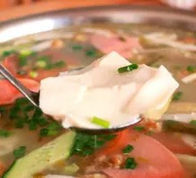 Pork Rib Tofu Soup