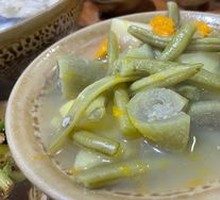 Rice Soup with Soft Vegetables