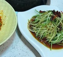 Cucumber Salad with Moon Gourd Strips