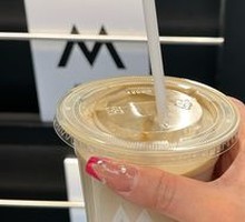 Green Tea Locust Flower Latte