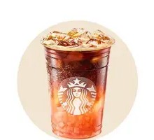 White Peach Sparkling Americano