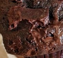 Rich Chocolate Muffin with Mushroom Top