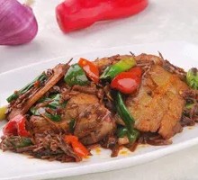 Salted Vegetable Stir-fried Pork