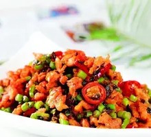 Chicken with Pickled Mustard Greens