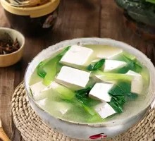 Spinach Tofu Soup