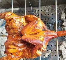 Charcoal-Roasted Whole Chicken