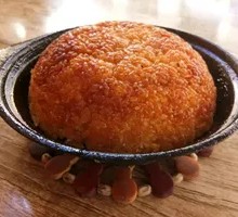 Spicy Pork with Crispy Rice Base