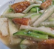 Fried Dough with Loofah