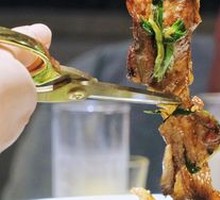 Golden Knife Pork on Rice