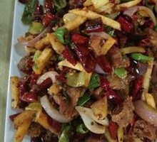 Dry-Fried Pork Intestines