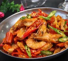 Spicy Stir-Fried Shrimp
