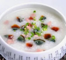 Preserved Egg and Pork Vegetable Porridge