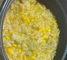 Fried Pork and Bean Rice Soup