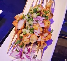 Grilled Black Bass Slices