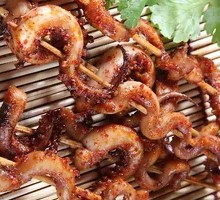 Grilled Squid Tentacles