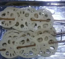 Lotus Root Slice Skewers