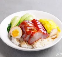 Barbecue Pork and Pig Trotter Rice