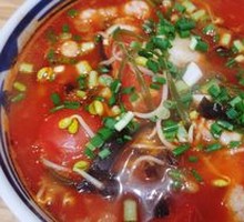 Tomato Catfish Noodle Soup
