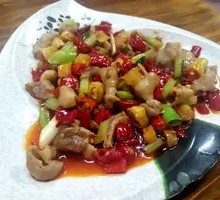 Pickled Pepper Pork Intestine Rice Bowl