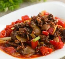 Pickled Pepper Chicken Offal Rice Bowl